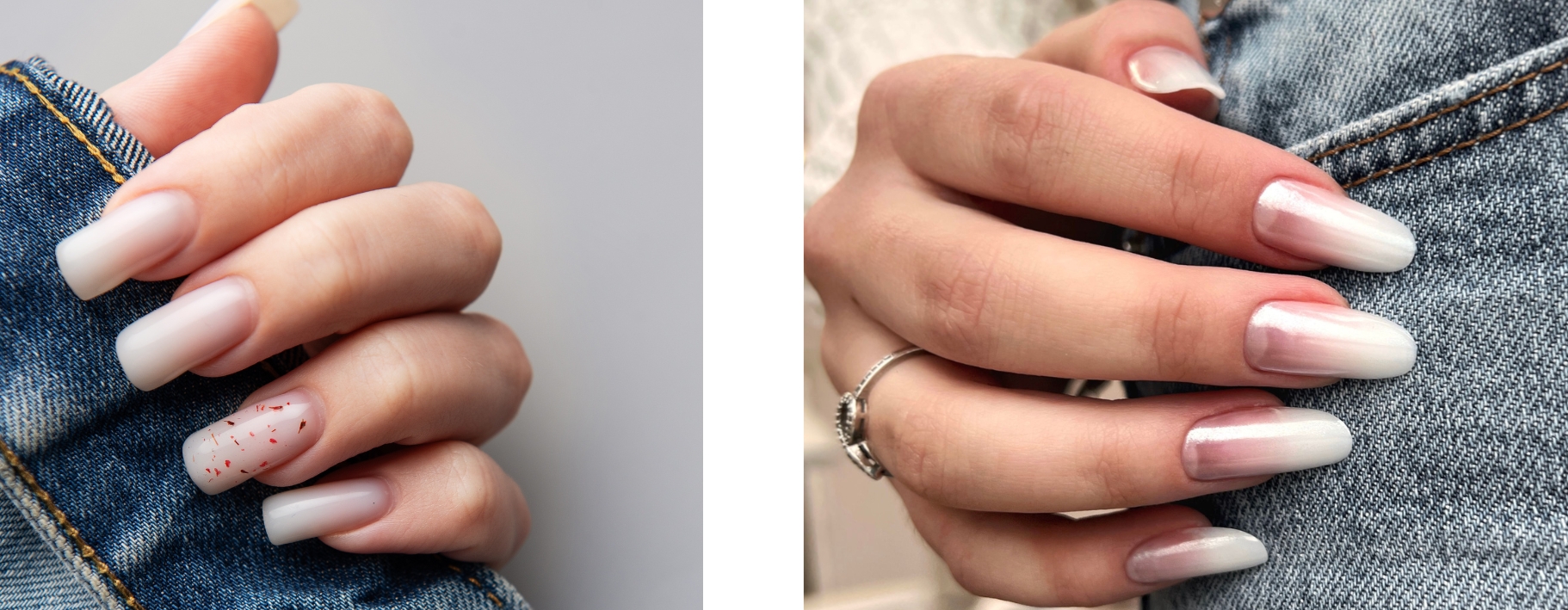 jak zamaskować odrost na paznokciach?